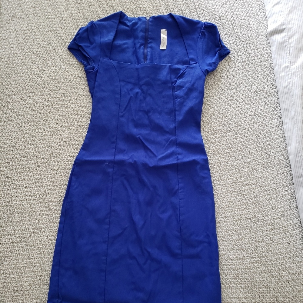 Blue dress